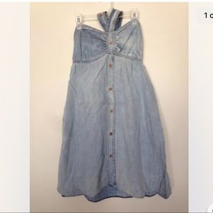 Highway Jeans Girls Denim Cotton Blue Dress S